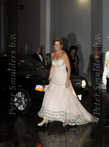 New York 12 september 2009
Prins Willem Alexander en Prinses Maxima tijdend gala op de marine boot HMS Tromp.
Peter Smulders bv