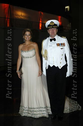 New York 12 september 2009
Prins Willem Alexander en Prinses Maxima tijdend gala op de marine boot HMS Tromp.
Peter Smulders bv