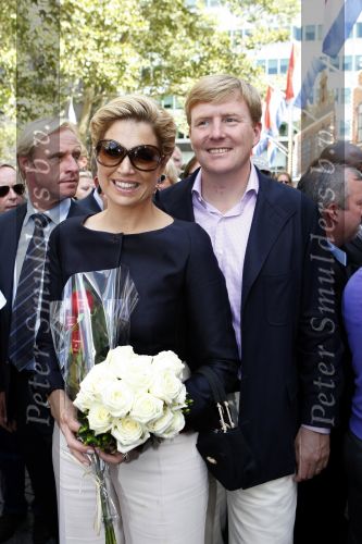New York 13 september 2009
Prins Willem Alexander en prinses Maxima tijdens hun bezoek aan New York vanwege NYC 400.
Peter Smulders bv