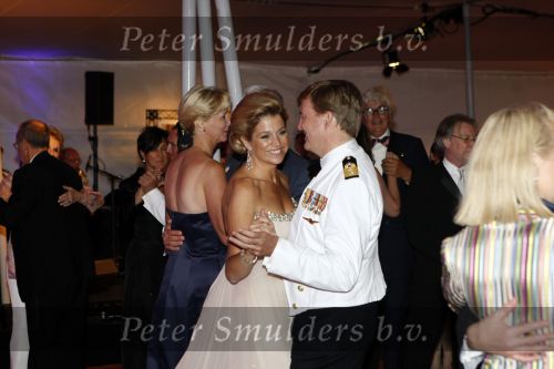 New York 12 september 2009
Prins Willem Alexander en Prinses Maxima tijdend gala op de marine boot HMS Tromp.
Peter Smulders bv