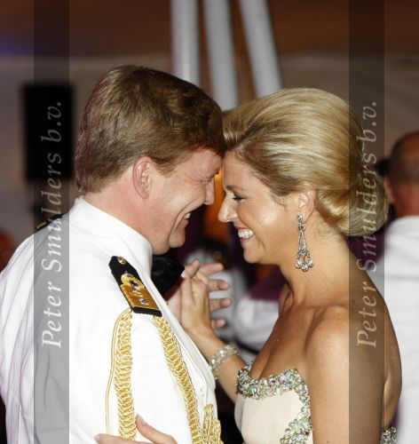 New York 12 september 2009
Prins Willem Alexander en Prinses Maxima tijdend gala op de marine boot HMS Tromp.
Peter Smulders bv
