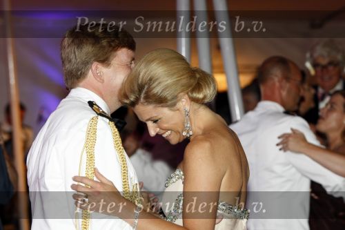 New York 12 september 2009
Prins Willem Alexander en Prinses Maxima tijdend gala op de marine boot HMS Tromp.
Peter Smulders bv