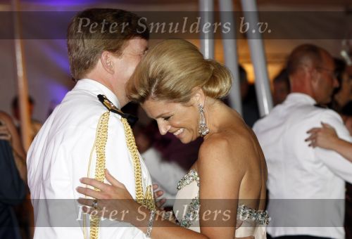New York 12 september 2009
Prins Willem Alexander en Prinses Maxima tijdend gala op de marine boot HMS Tromp.
Peter Smulders bv
