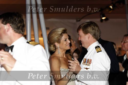 New York 12 september 2009
Prins Willem Alexander en Prinses Maxima tijdend gala op de marine boot HMS Tromp.
Peter Smulders bv