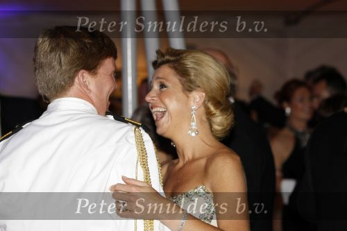 New York 12 september 2009
Prins Willem Alexander en Prinses Maxima tijdend gala op de marine boot HMS Tromp.
Peter Smulders bv