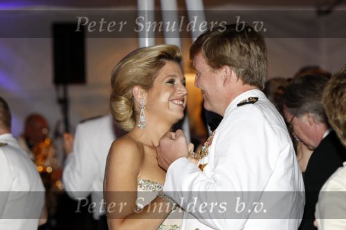 New York 12 september 2009
Prins Willem Alexander en Prinses Maxima tijdend gala op de marine boot HMS Tromp.
Peter Smulders bv