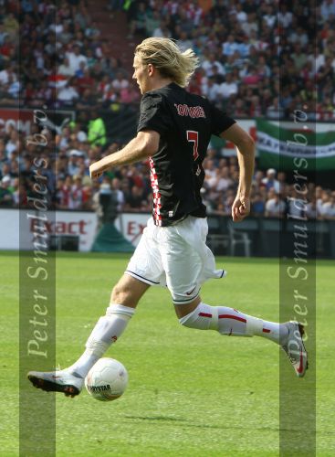 Rotterdam, 20 September 2009
Kompetitiewedstrijd Feyenoord-PSV, eindstand 1-3 Seizoen 2009/2010
Ola Toivonen