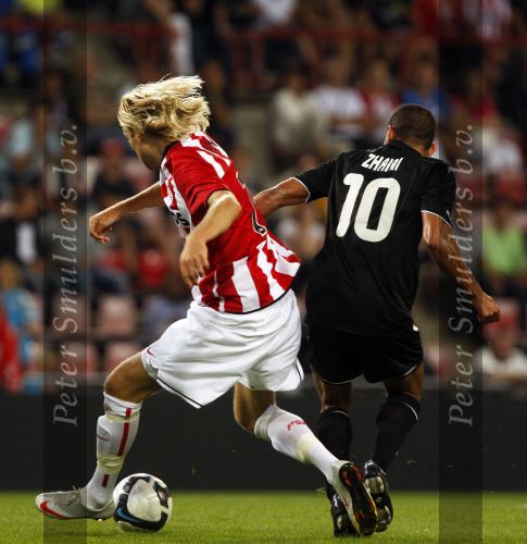 Eindhoven, 23 Augustus 2009
UEFA Europa League PSV-FC Bnei-Yehuda Tel-Aviv, eindstand 1-0
Ola Toivonen