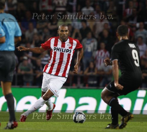 Eindhoven, 27 Augustus 2009
UEFA Europa League PSV-FC Bnei-Yehuda Tel-Aviv, eindstand 1-0
Seizoen 2009/2010
Orlando Engelaar
Foto Daan Huizing/Junior Smulders