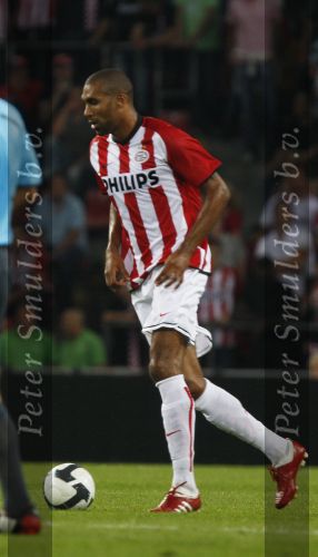 Eindhoven, 27 Augustus 2009
UEFA Europa League PSV-FC Bnei-Yehuda Tel-Aviv, eindstand 1-0
Seizoen 2009/2010
Orlando Engelaar
Foto Daan Huizing/Junior Smulders