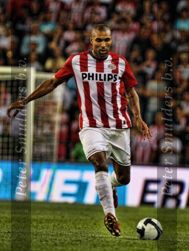 Eindhoven, 27 Augustus 2009
UEFA Europa League PSV-FC Bnei-Yehuda Tel-Aviv, eindstand 1-0
Seizoen 2009/2010
Orlando Engelaar
Foto Daan Huizing/Junior Smulders