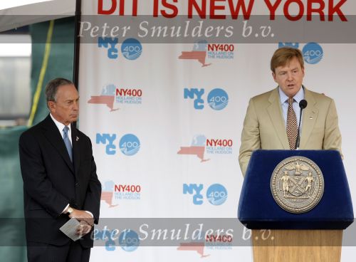 New York 9 september 2009
Bezoek prins Willem Alexander en prinses Maxima aan New York voor NYC 400.Burgemeester Bloomberg
Peter Smulders bv