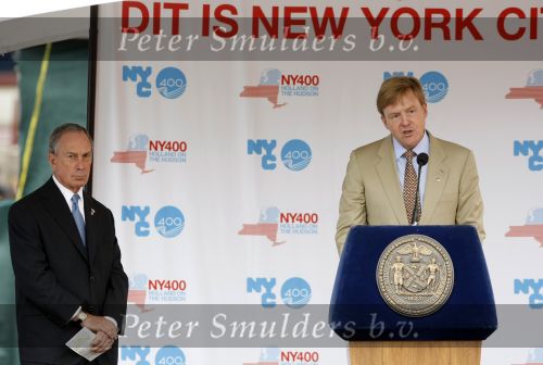 New York 9 september 2009
Bezoek prins Willem Alexander en prinses Maxima aan New York voor NYC 400.Burgemeester Bloomberg
Peter Smulders bv