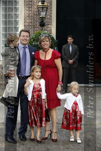 Apeldoorn 20 september 2009
Doop Pieter v Vollenhoven, zoon van Prins Pieter Christiaan en prinses Anita op paleis het Loo. Ook zijn zus Emma is aanwezig. Prinses Laurentien Prins Constantijn Claus Cazimir  Eloise en Eleonore
Peter Smulders bv
