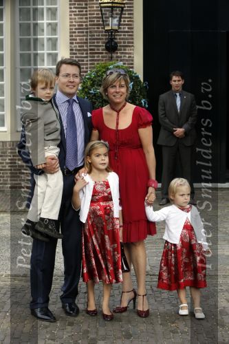 Apeldoorn 20 september 2009
Doop Pieter v Vollenhoven, zoon van Prins Pieter Christiaan en prinses Anita op paleis het Loo. Ook zijn zus Emma is aanwezig. Prinses Laurentien Prins Constantijn Claus Cazimir  Eloise en Eleonore
Peter Smulders bv