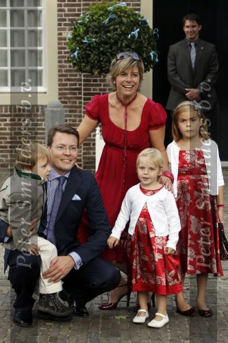 Apeldoorn 20 september 2009
Doop Pieter v Vollenhoven, zoon van Prins Pieter Christiaan en prinses Anita op paleis het Loo. Ook zijn zus Emma is aanwezig. Prinses Laurentien Prins Constantijn Claus Cazimir  Eloise en Eleonore
Peter Smulders bv