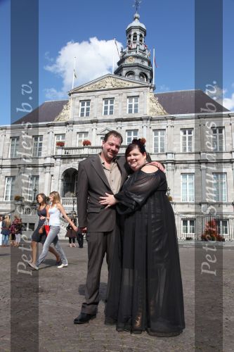 Maastricht, 21 Augustus 2009
Trouwen van Rebecca Idols met Michael in het gemeentehuis van Maastricht