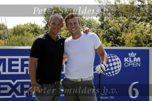 Zandvoort 20 augustus 2009
Ronald de Boer bij klm open golf. met Winston Gerschtanowitz
Peter Smulders bv