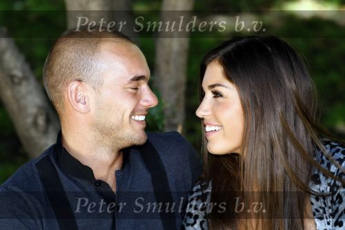 Madrid 3 augustus 2009
Wesley Sneijder en Yolanthe Cabau v Kasbergen samen verliefd in Madrid.
Peter Smulders bv