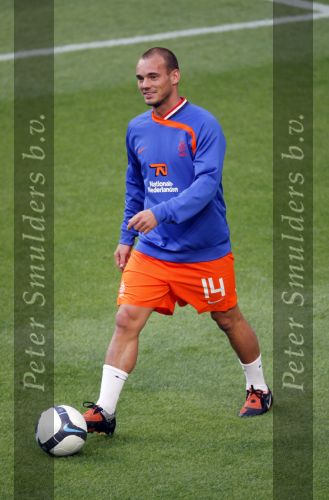 Amsterdam 12 augustus 2009
Nederland - Engeland 2-2 in de arena. Wesley Sneijder
Peter Smulders bv