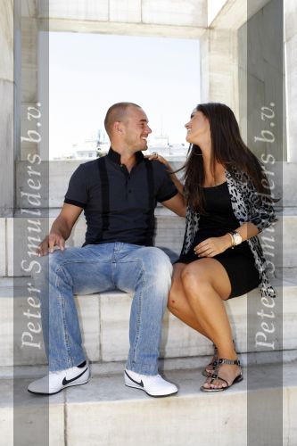 Madrid 3 augustus 2009
Wesley Sneijder en Yolanthe Cabau v Kasbergen samen verliefd in Madrid.
Peter Smulders bv
