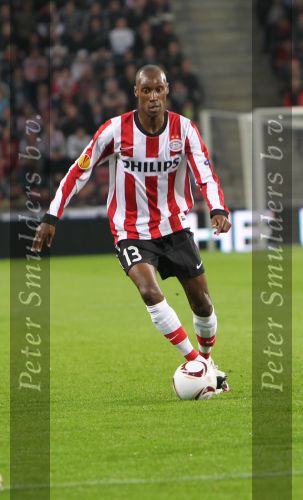 Eindhoven, 17 September 2010
EuropaLeague 1e wedstrijd PSV-Sampdoria, eindstand 1-1
Atiba Hutchinson
Foto Junior Smulders
