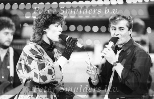 Volendam 1984,
Begin periode Carola Smit bij BZN met Jan Keizer
Foto Peter Smulders BV