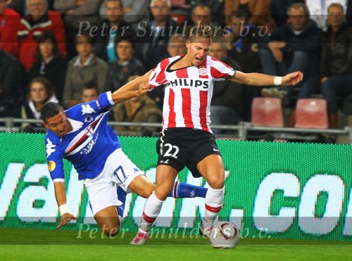 Eindhoven, 17 September 2010
EuropaLeague 1e wedstrijd PSV-Sampdoria, eindstand 1-1
Balazs Dzsudzsak
Foto Junior Smulders