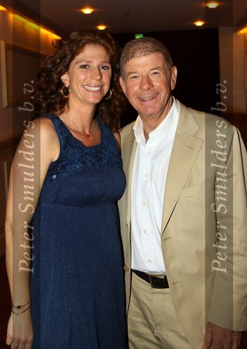 Hilversum, 18 Augustus
Studio 21
RTL Perspresentatie 2010
Zwangere Barbara Barend met papa Frits Barend
Foto Peter Smulders BV