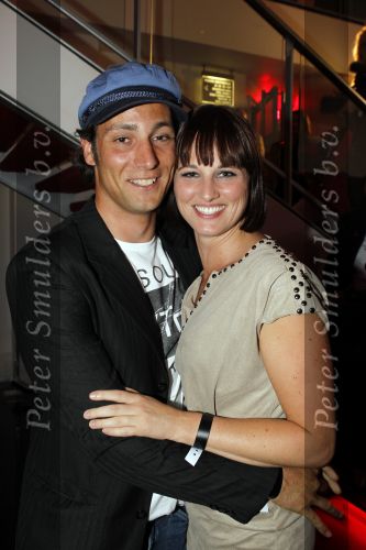 Utrecht 3 september 2010
Premiere We will rock you in het beatrix theater. Brigitte Heitzer met vriend
Peter Smulders bv
