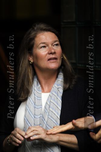 Amsterdam 23 september 2010
Prins Willem Alexander op bezoek in de beurs van Berlage. De dochter van Freddie Heineken Charlene de Carvalho ontvangt hem.
Charlene Heineken
Peter Smulders bv