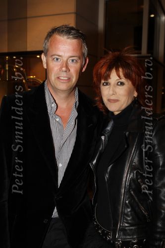 Amsterdam 11 september 2010
Modeshow Mart Visser in het Hilton Hotel. Chazia Mourali met man
Peter Smulders bv