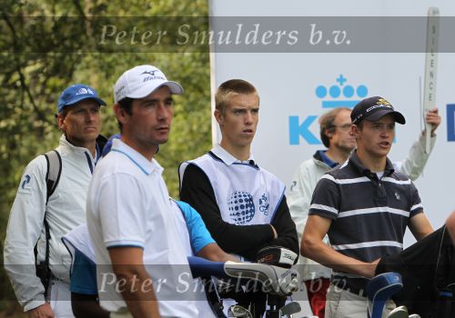 Hilversum, 10 September 2010
Dutch Open Golf 2010
Daan Huizing met caddy Junior Smulders
Foto Peter Smulders BV