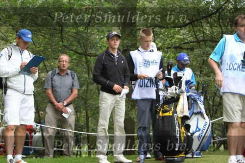 Hilversum, 10 September 2010
Dutch Open Golf 2010
Daan Huizing met caddy Junior Smulders
Foto Peter Smulders BV