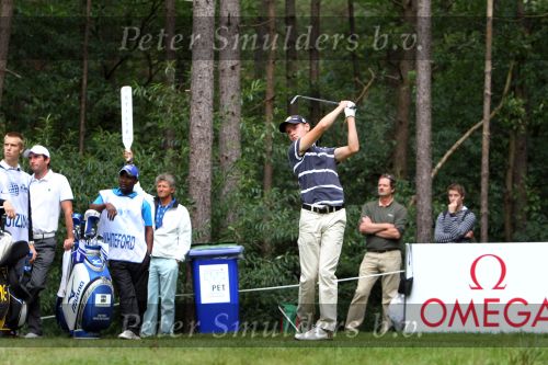 Hilversum, 10 September 2010
Dutch Open Golf 2010
Daan Huizing met caddy Junior Smulders
Foto Peter Smulders BV