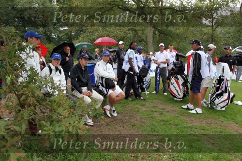 Hilversum, 10 September 2010
Dutch Open Golf 2010
Daan Huizing met caddy Junior Smulders
Foto Peter Smulders BV