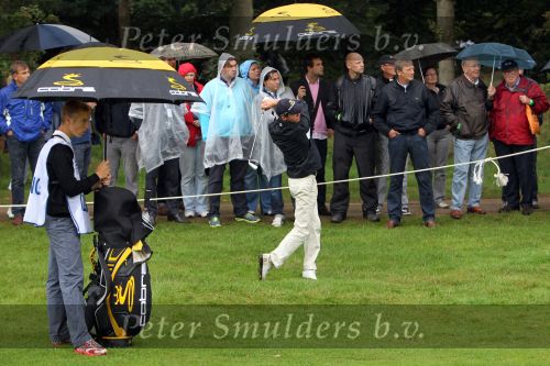 Hilversum, 10 September 2010
Dutch Open Golf 2010
Daan Huizing met caddy Junior Smulders
Foto Peter Smulders BV