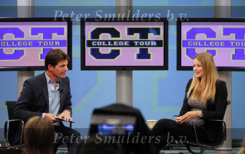 Amsterdam 8 september 2010
Doutzen Kroes wordt geinterviewd door Twan Huydts in het confectie centrum.
Peter Smulders bv