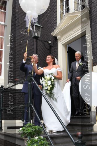 Amsterdam, 8 September 2010
Trouwen Dries Roelvink met zijn Honoria
Foto Peter Smulders BV