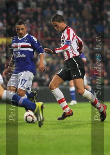 Eindhoven, 17 September 2010
EuropaLeague 1e wedstrijd PSV-Sampdoria, eindstand 1-1
Ibrahim Afellay
Foto Junior Smulders