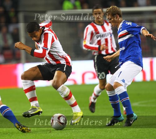 Eindhoven, 17 September 2010
EuropaLeague 1e wedstrijd PSV-Sampdoria, eindstand 1-1
Jeremain Lens
Foto Junior Smulders