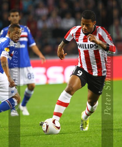 Eindhoven, 17 September 2010
EuropaLeague 1e wedstrijd PSV-Sampdoria, eindstand 1-1
Jeremain Lens
Foto Junior Smulders
