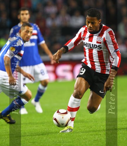 Eindhoven, 17 September 2010
EuropaLeague 1e wedstrijd PSV-Sampdoria, eindstand 1-1
Jeremain Lens
Foto Junior Smulders