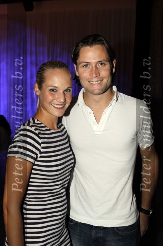 Amsterdam 13 september 2010
Modeshow Jos v Raak bij de westergasfabriek. Kimberly Klaver met vriend
Peter Smulders bv