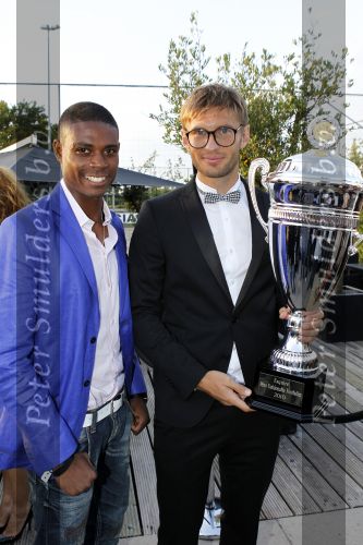 Amstelveen 3 augustus 2010
Best geklede voetballer van het jaar van het blad esquire bij special sports. Levchenko en Kew Jaliens
Peter Smulders bv