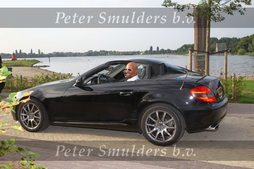 Aalsmeer, 16 Augustus 2010
Single & Fabulous Awards 2010
Maik de Boer in zijn Mercedes Cabrio
Foto Peter Smulders BV