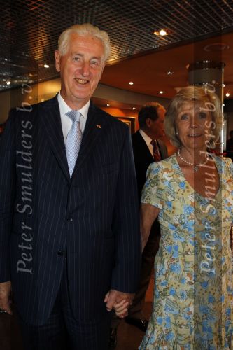 Venetie 4 juli 2010
Prinses Maxima doopt de nieuwe Amsterdam cruiseschip van de Holland America Line in Venetie. Martin Schroder met zijn vrouw
Peter Smulders bv