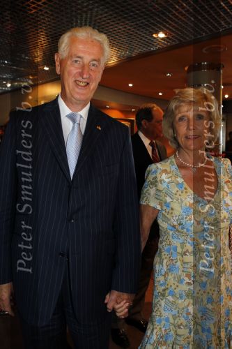 Venetie 4 juli 2010
Prinses Maxima doopt de nieuwe Amsterdam cruiseschip van de Holland America Line in Venetie. Martin Schroder met zijn vrouw
Peter Smulders bv