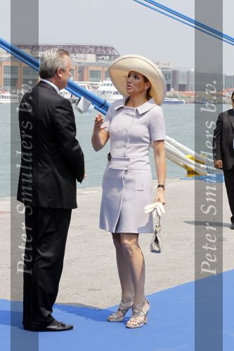 Venetie 4 juli 2010
Prinses Maxima doopt de nieuwe Amsterdam cruiseschip van de Holland America Line in Venetie.
Peter Smulders bv