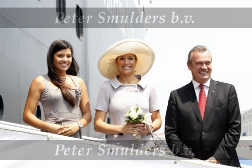 Venetie 4 juli 2010
Prinses Maxima doopt de nieuwe Amsterdam cruiseschip van de Holland America Line in Venetie.
Peter Smulders bv